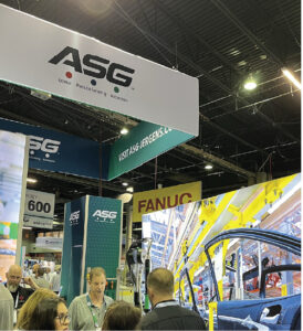 asg booth at trade show